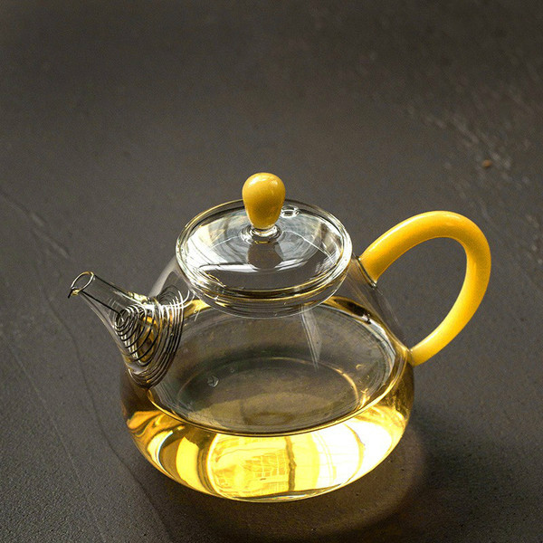 Xiao jian Glass Chinese Kung Fu Tea Teapot 210ml