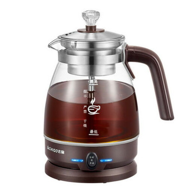 Chigo Glass Electric Steam Tea Maker Kettle with Stainless Steel Filter 1L  220V