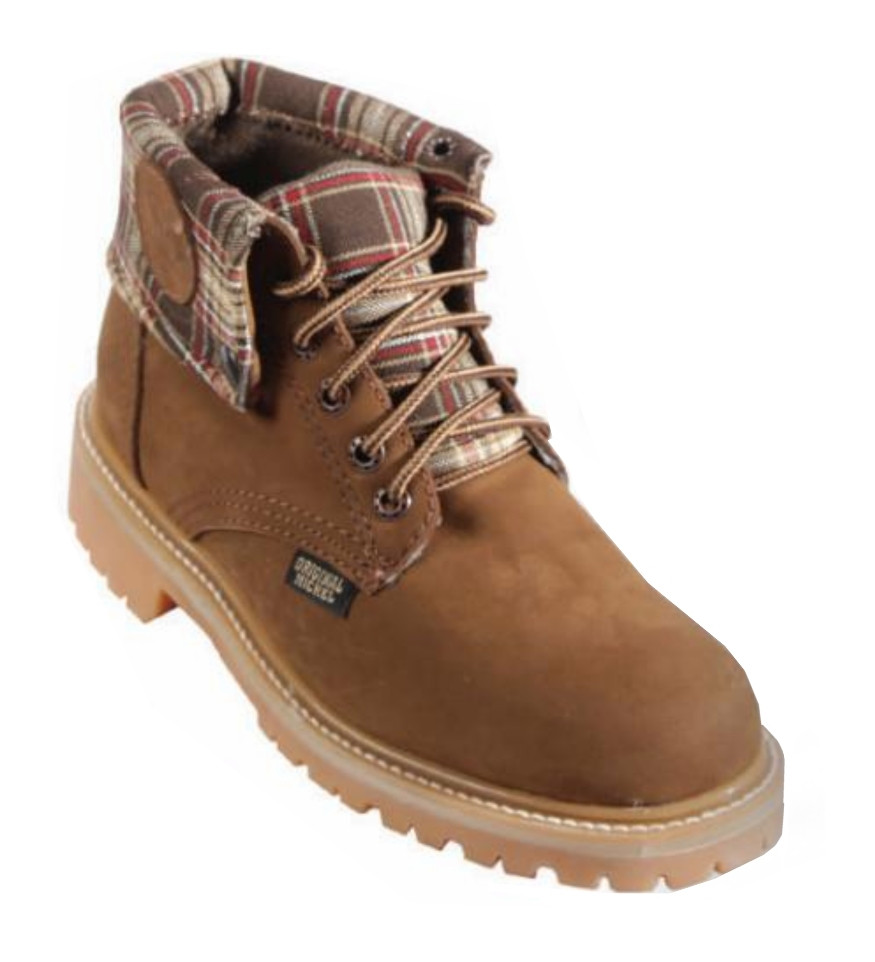 Original Michel Boot Co. Suede & Flannel Lined Hiking or Work Boot
