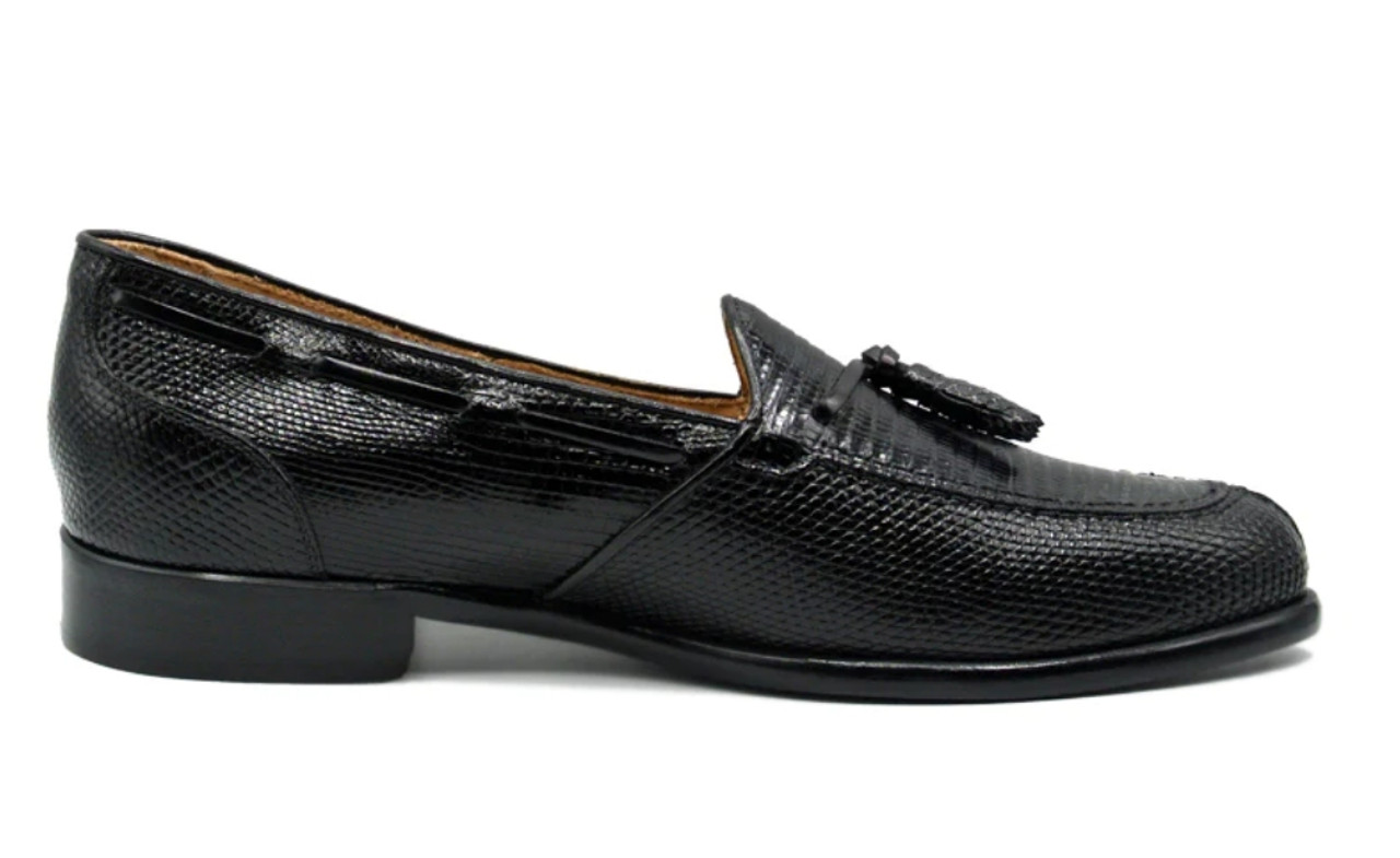 Zelli 100% Genuine Lizard Tassel Loafer Shoe - Vavra's Menswear