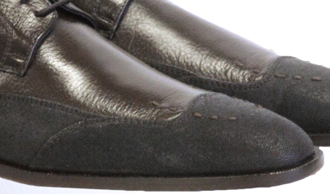 Vestigium Genuine Shark & Calf Faded Tone Oxford Dress Shoe