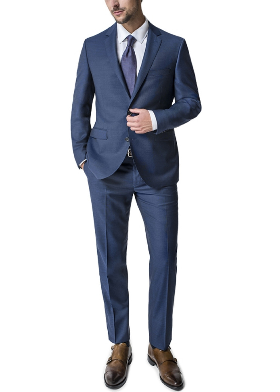 Paul Betenly 2-Button Super 120's Vantage Wool Suit - Slim Fit