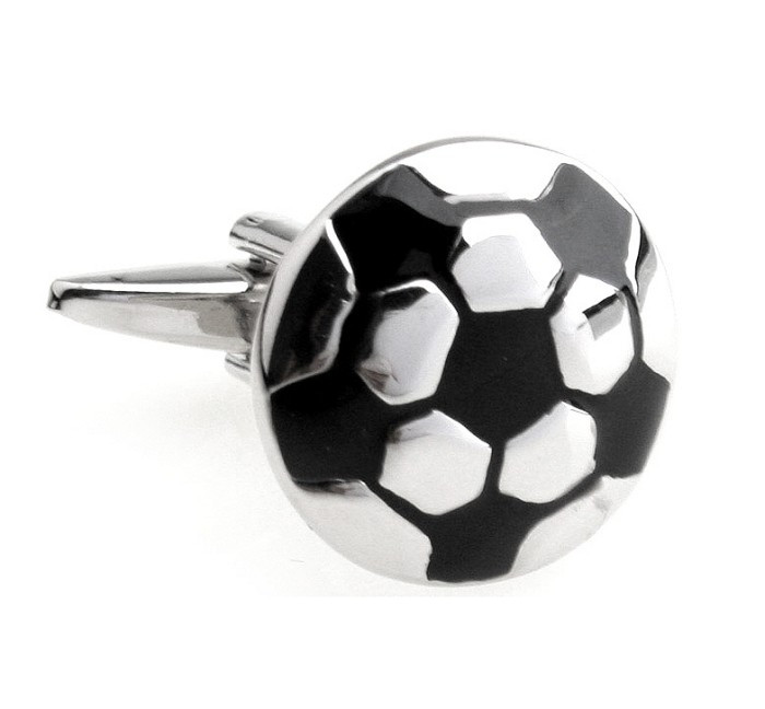 Silver Soccer Ball Cufflinks (VCFM5938S) Vavra's Menswear