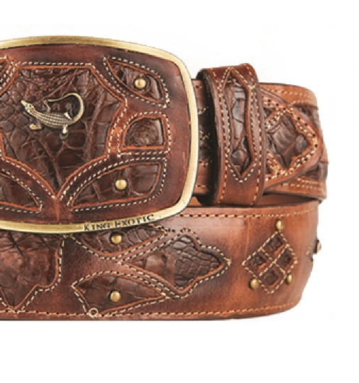 King Exotic Genuine Caiman Cut-Out 