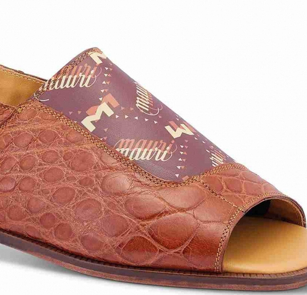 Men's Mauri shoe sneakers Ostrich leg/Ostrich belly/ croco 8900