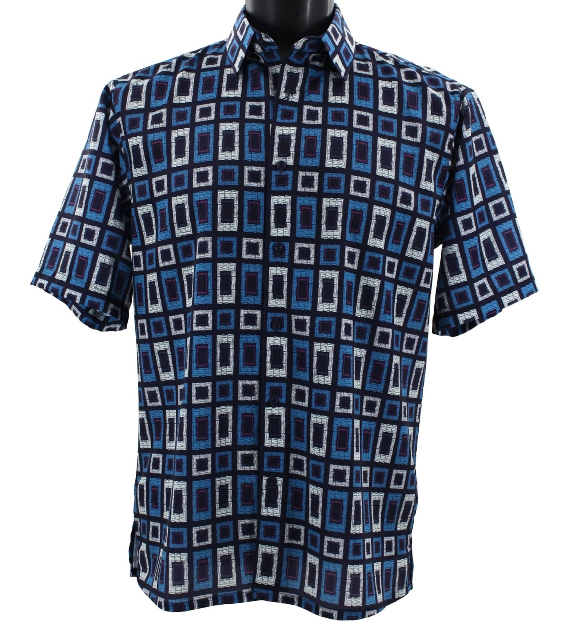 Bassiri Short Sleeve Shirt B2026 Midnight Blue main image 0