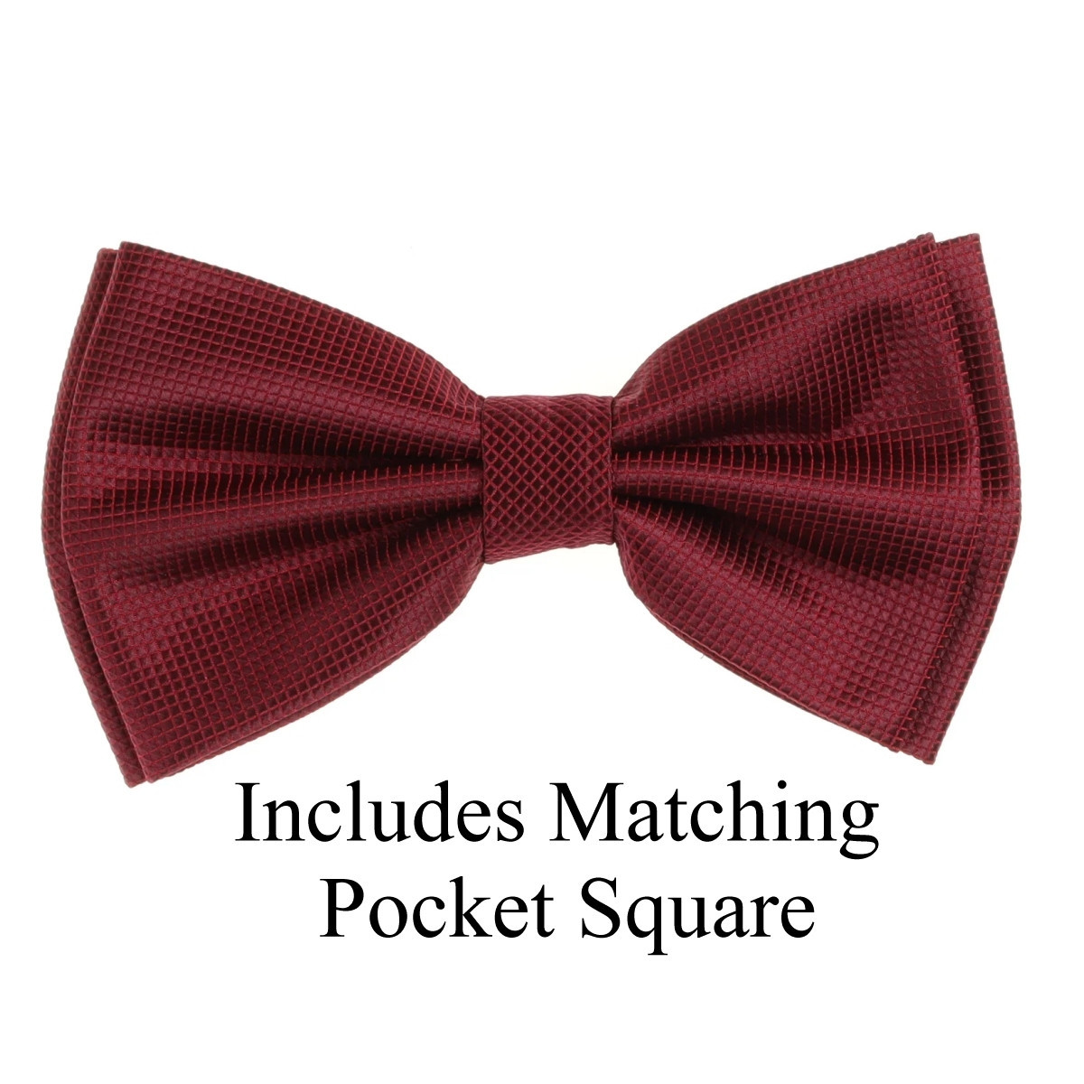 garnet bow tie
