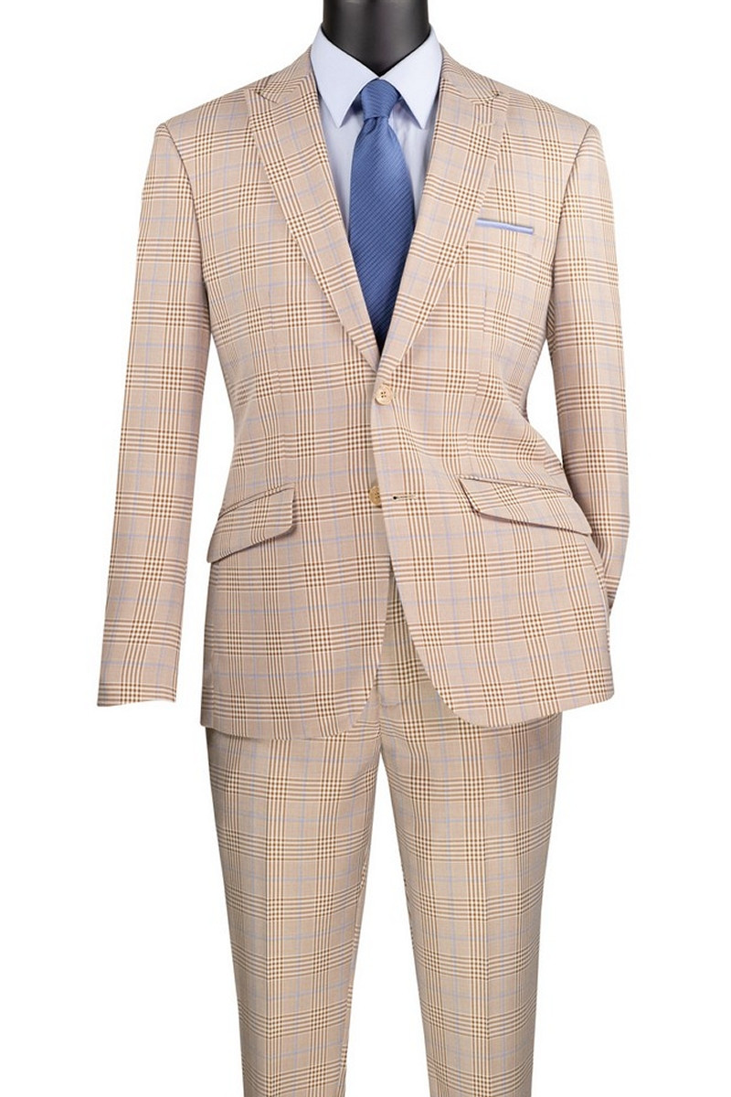 Maroon Modern Fit 2 Piece Suit Textured Solid with Peak Lapel by Vinci main image 0