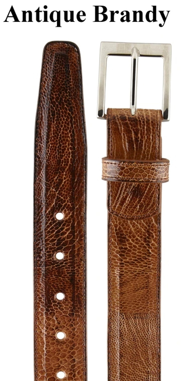 Belvedere Genuine Full Quill Ostrich Dress Belt