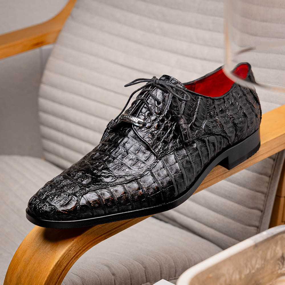 Luigi Wine men's genuine Caiman crocodile dress shoes loafers Milano