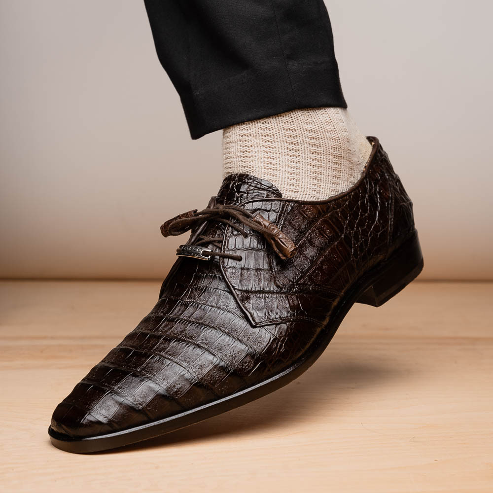 Marco di Milano Genuine Caiman Crocodile Dress Tie Shoe  display picture 1