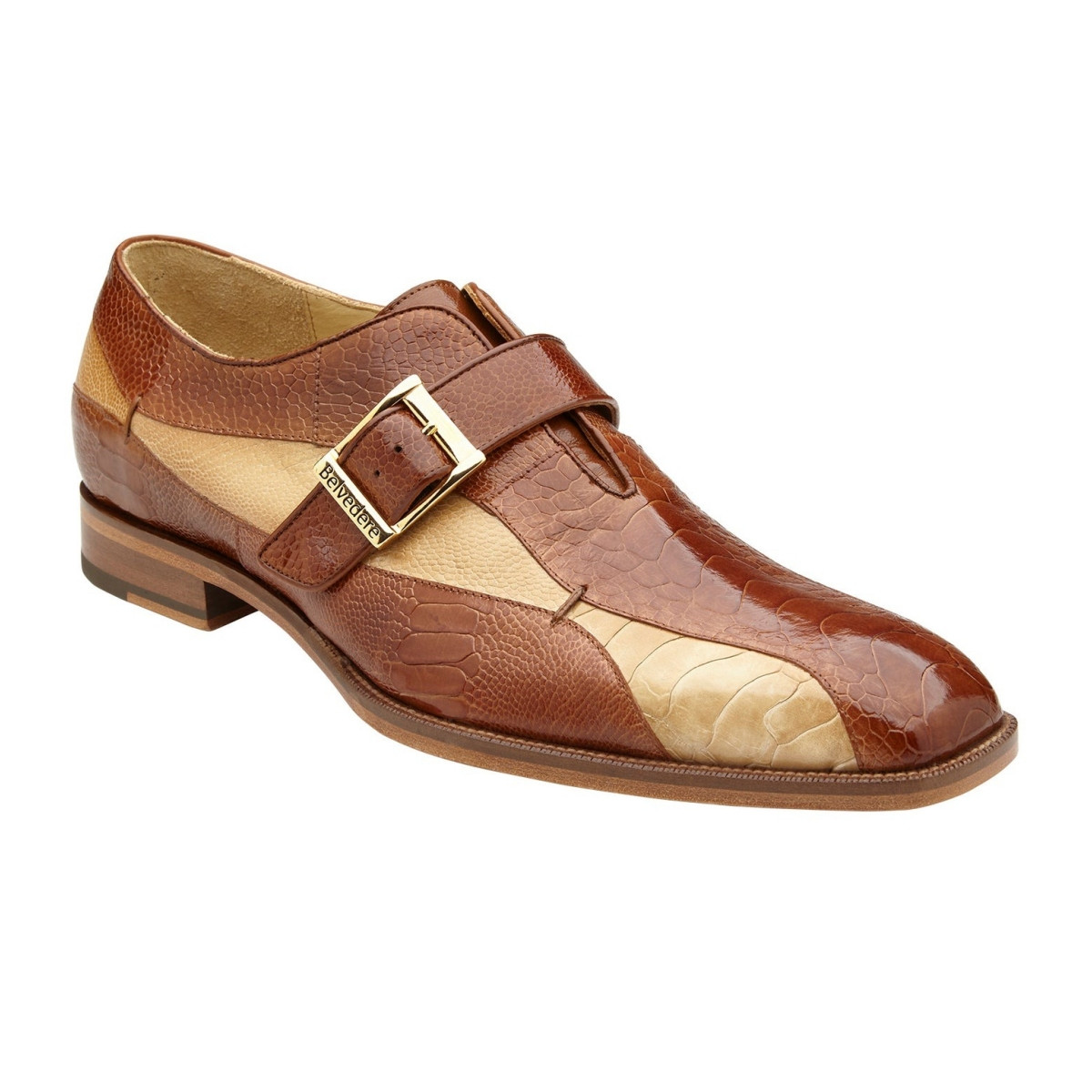 Belvedere Isola Genuine Ostrich Shoes Size:11 Men main image 2