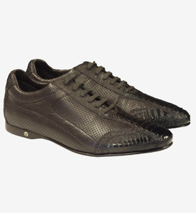 Vestigium Genuine Ostrich Leg Faded Tone & Calf Weekend Sneaker Vestigium Genuine Ostrich Leg Faded Tone & Calf Weekend Sneaker