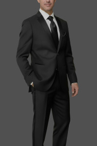 Barocci 2-Button Super 110's Tonal Wool Italian Tuxedo - Classic Fit
