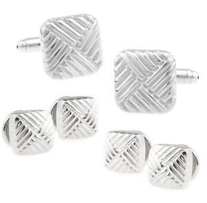 Formal Square Design Cufflinks & Formal Studs  Formal Square Design Cufflinks & Formal Studs
