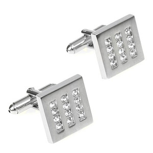 Diamond Crystal in a Square Cufflinks (V-CF-C5870C) Diamond Crystal in a Square Cufflinks (V-CF-C5870C)
