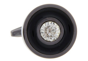 Diamond Crystal Round Tungsten Cufflinks (V-CF-C68396-T) Diamond Crystal Round Tungsten Cufflinks (V-CF-C68396-T)