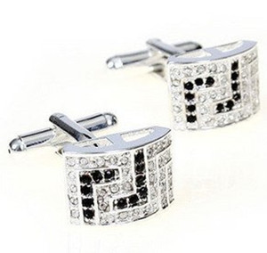 Silver Arch Crystals Cufflinks (V-CF-C417-S) Silver Arch Crystals Cufflinks (V-CF-C417-S)