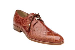 Belvedere 100% Genuine Alligator Classic Dress Tie Shoe Belvedere 100% Genuine Alligator Classic Dress Tie Shoe