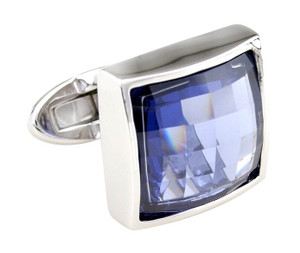 Multi-Faceted Purple Swarovski® Crystal Cufflinks (V-CF-C7689PR-S) Multi-Faceted Purple Swarovski® Crystal Cufflinks (V-CF-C7689PR-S)