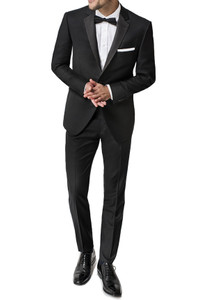 Paul Betenly 2-Button with Flat Front Slacks Tuxedo - Slim Fit Paul Betenly 2-Button with Flat Front Slacks Tuxedo - Slim Fit