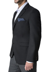 Paul Betenly Real Horn Buttons Wool Classic Fit Blazer Paul Betenly Real Horn Buttons Wool Classic Fit Blazer