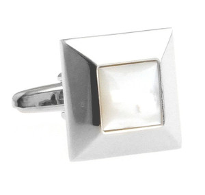 Square Mother of Pearl Cufflinks (V-CF-G40395MP) Square Mother of Pearl Cufflinks (V-CF-G40395MP)
