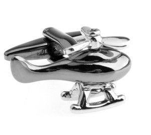 Tungsten Silver Helicopter Moving Blades Cufflinks (V-CF-M475-T) Tungsten Silver Helicopter Moving Blades Cufflinks (V-CF-M475-T)