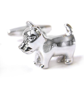 Little Dog Silver Cufflinks (V-CF-M56549) Little Dog Silver Cufflinks (V-CF-M56549)