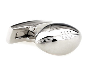 Silver Football Cufflinks (V-CF-M64014S) Silver Football Cufflinks (V-CF-M64014S)
