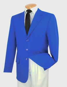 Lucci 3-Button Royal Blue Budget Blazer Lucci 3-Button Royal Blue Budget Blazer