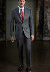 Privé 100% Wool Pindot Weave Suit - Slim Fit Privé 100% Wool Pindot Weave Suit - Slim Fit