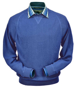 Peru Unlimited Baby Alpaca and Wool Sweatshirt Sweater - Royal Blue Peru Unlimited Baby Alpaca and Wool Sweatshirt Sweater - Royal Blue