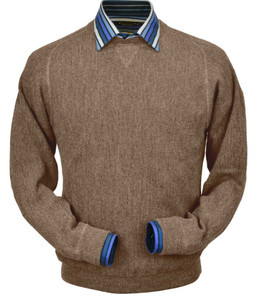 Peru Unlimited Baby Alpaca and Wool Sweatshirt Sweater - Taupe Peru Unlimited Baby Alpaca and Wool Sweatshirt Sweater - Taupe