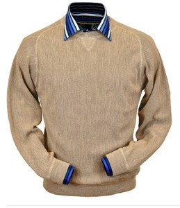 Peru Unlimited Baby Alpaca and Wool Sweatshirt Sweater - Beige  Peru Unlimited Baby Alpaca and Wool Sweatshirt Sweater - Beige