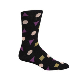 ThreadJar Premium Cotton & Spandex Socks - Geometric Designs ThreadJar Premium Cotton & Spandex Socks - Geometric Designs
