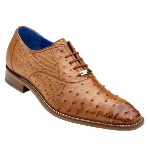 Belvedere 100% Genuine Ostrich Quill Dress Shoe - Peanut Belvedere 100% Genuine Ostrich Quill Dress Shoe - Peanut