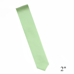 Antonia 100% Silk Pin Dot Weave Skinny Necktie - Lime Antonia 100% Silk Pin Dot Weave Skinny Necktie - Lime