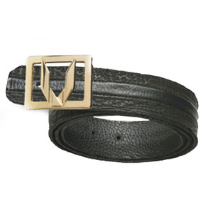 Black with Gold Buckle Black with Gold Buckle
