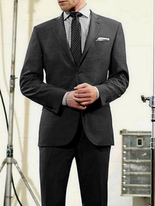 Clearance: Barocci Dark Grey Super 150's Wool Modern Trim Fit Italian Suit Clearance: Barocci Dark Grey Super 150's Wool Modern Trim Fit Italian Suit