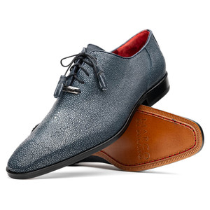 Marco di Milano Genuine Stingray Dress Tie Shoe - Navy Blue Marco di Milano Genuine Stingray Dress Tie Shoe - Navy Blue