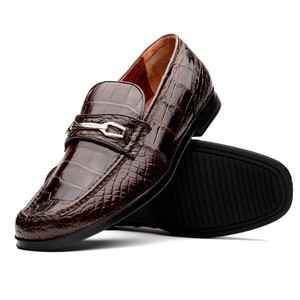 Marco di Milano Genuine Alligator Comfort Loafer - Brown Marco di Milano Genuine Alligator Comfort Loafer - Brown