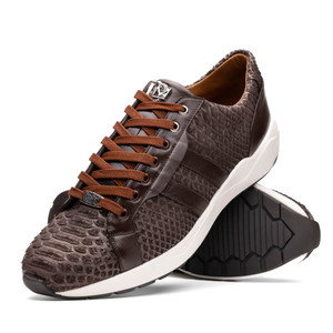 Marco di Milano Genuine Sueded Python Sneaker - Brown Marco di Milano Genuine Sueded Python Sneaker - Brown