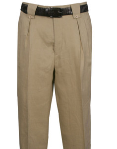 Veronesi 100% Camel Tan Linen Wide-Legged Slacks Veronesi 100% Camel Tan Linen Wide-Legged Slacks