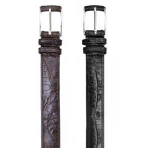 Los Altos Genuine Caiman Belly Belt Los Altos Genuine Caiman Belly Belt