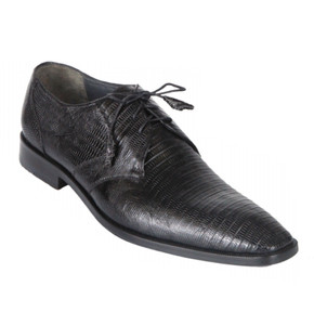 Los Altos Genuine Teju Lizard Dress Shoe - Black Los Altos Genuine Teju Lizard Dress Shoe - Black