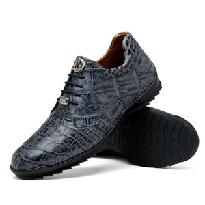 Marco di Milano Genuine Alligator Sneaker - Rustic Grey Marco di Milano Genuine Alligator Sneaker - Rustic Grey