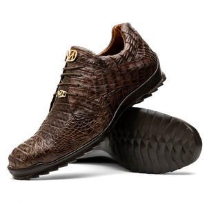 Marco di Milano Genuine Caiman Sneaker - Brown Marco di Milano Genuine Caiman Sneaker - Brown