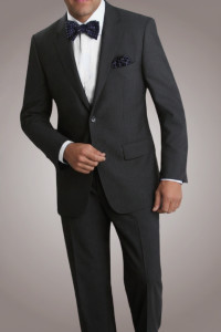 Baroni Couture 2-Button Super 150's Wool Suit - Charcoal