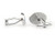 Blue Oval Design Cufflinks & Formal Studs